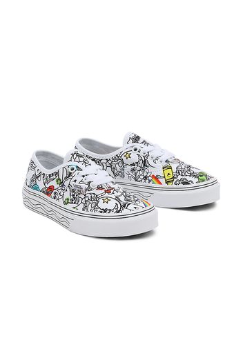 VANS Kinder  X Crayola Authentic Schuhe (4-8 Jahre) ((crayola) Diy/sketch Your Way) Kinder Weiß, Größe 31.5