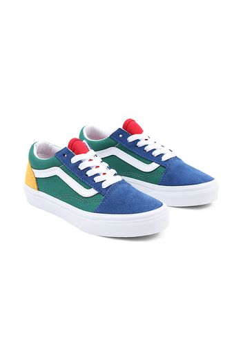 VANS Kinder  Yacht Club Old Skool Schuhe (4-8 Jahre) ((vans Yacht Club) Blue/green/yellow) Kinder Multicolour, Größe 31.5