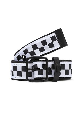 VANS Indio Gürtel (black-white Check) Herren Weiß, Größe L/XL