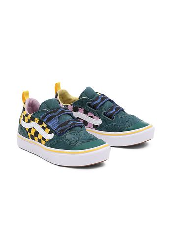 VANS Kinder  X Crayola Comfycush New Skool Velcro Schuhe (4-8 Jahre) ((crayola) Color Mashup) Kinder Multicolour, Größe 31.5