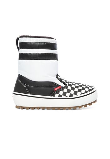 VANS Kinder Slip-on Mte Schneestiefel (8-14+ Jahre) (checkerboard) Kinder Weiß, Größe 31.5