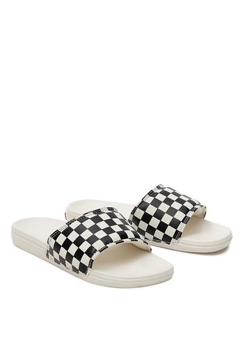 VANS Checkerboard La Costa Slide-on ((checkerboard) Black/mars) Damen Weiß, Größe 36