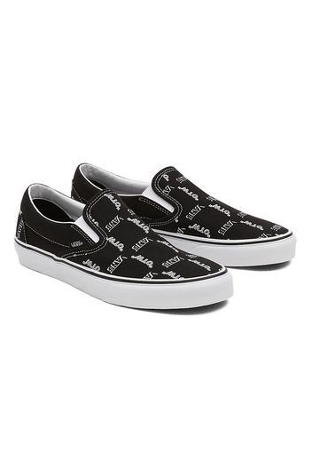 VANS Shadow  Classic Slip-on Schuhe ((shadow ) Black/true White) Damen Schwarz, Größe 34.5