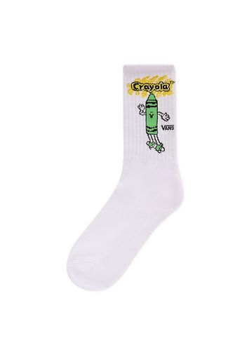 VANS  X Crayola Jungen Crew Socken 31,5-38 (1 Paar) ((crayola) White) Boys Weiß, One Size