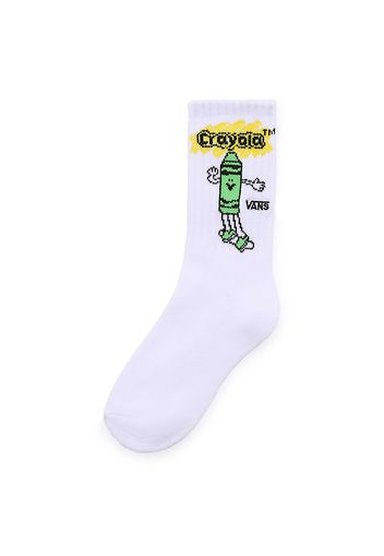 VANS  X Crayola Kids Crew Socken 26,5-38 (1 Paar) ((crayola) White) Boys Weiß, One Size