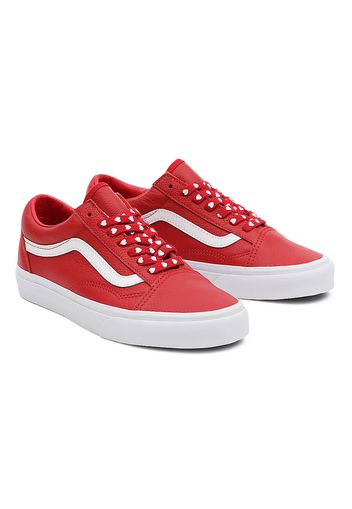 VANS Waffle Lovers Old Skool Shoes ((waffle Lovers) Racing Red/true White) Damen Rot, Größe 35