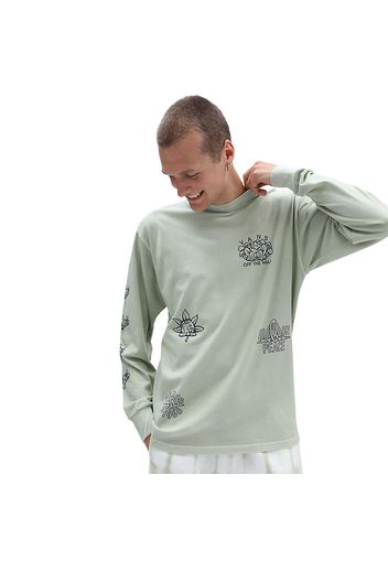 VANS Vintage Peace Of Mind Langarmshirt (celadon Green) Herren Grün, Größe L