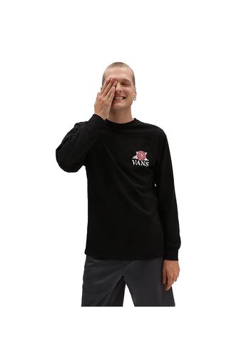 VANS Tattoo Rose Long Sleeve T-shirt (black) Herren Schwarz, Größe L