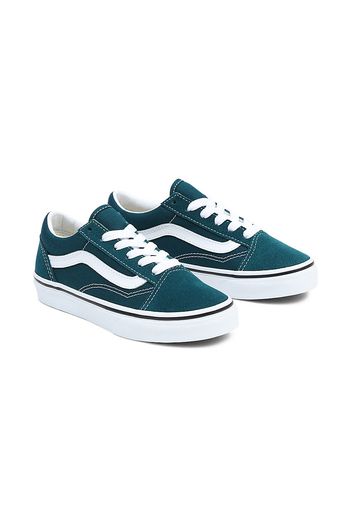 VANS Kinder Old Skool Schuhe (4-8 Jahre) (color Theory Deep Teal) Kinder Grün, Größe 31.5