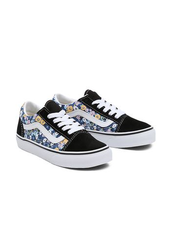 VANS Kinder Floral Old Skool Schuhe (4-8 Jahre) ((floral) True Navy/multi) Kinder Blau, Größe 31