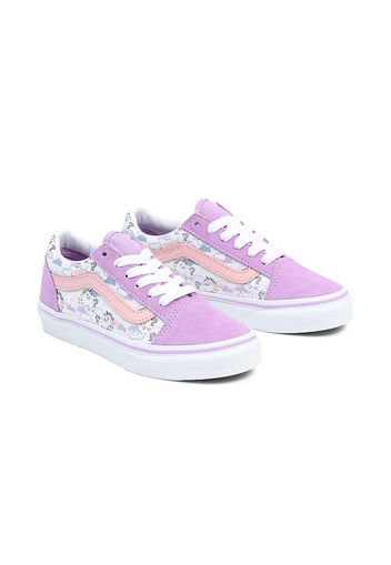 VANS Kinder Old Skool Schuhe (4-8 Jahre) (mythical Glow Sheer Lilac) Kinder Rosa, Größe 31.5