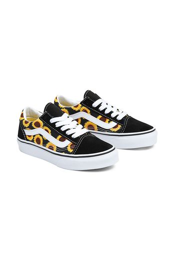 VANS Kinder Old Skool Schuhe (4-8 Jahre) (sunflower Black/yellow) Kinder Schwarz, Größe 32