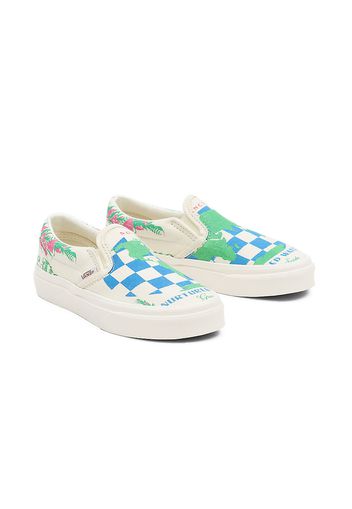 VANS Kinder Eco Theory Classic Slip-on Schuhe (4-8 Jahre) ((eco Theory) Eco Positivity/multi) Kinder Multicolour, Größe 32