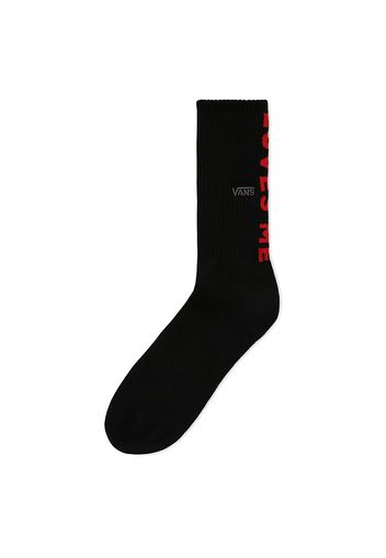 VANS Valentines Crew Socks Us 9.5-13 (1 Pair) (black) Herren Schwarz, One Size