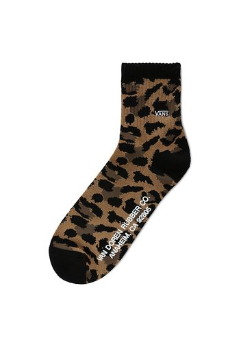 VANS Mash Up Half Crew Socken Us 9,5-13 (1 Paar) (leopard) Herren Braun, One Size