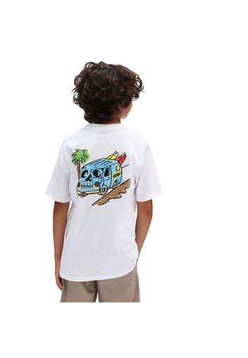 VANS Jungen  X Crayola Beach Van T-shirt (8-14 Jahre) ((crayola) White) Boys Weiß, Größe L