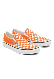 VANS Checkerboard Classic Slip-on Schuhe ((checkerboard) Orange Tiger/true White) Damen Orange, Größe 34.5