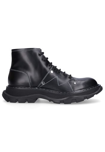 Stiefeletten WHX50 Kalbsleder Logo schwarz