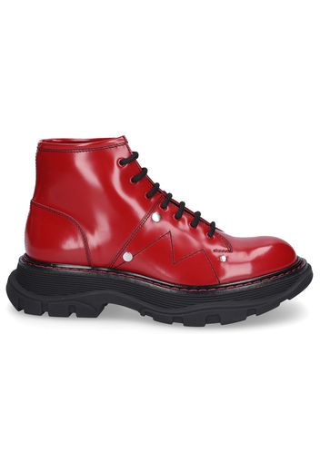 Stiefeletten HYBRID Kalbsleder Logo rot