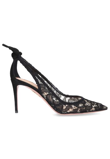 Pumps BOW TIE Veloursleder