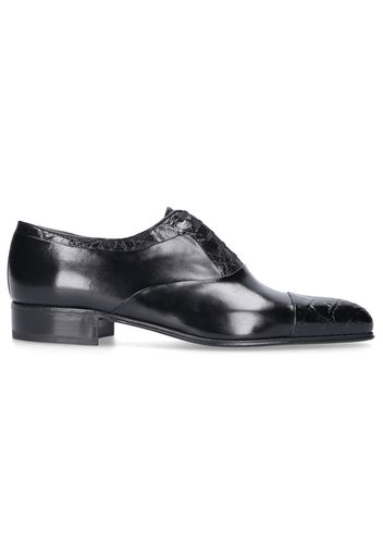 Businessschuhe Oxford SHANTUNG Alligatorleder