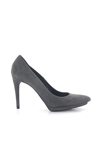 Pumps Kalbsleder  Veloursleder grau