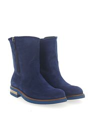 Stiefeletten 598 Veloursleder blau