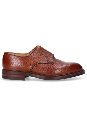 Businessschuhe Derby JOHN  Scotchgrain Lochmuster braun