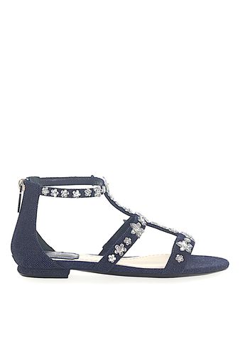 Sandalen GARLAND Denim blau Schmuckverzierung