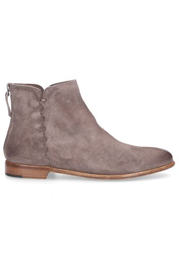 Stiefeletten 133-13 Veloursleder taupe