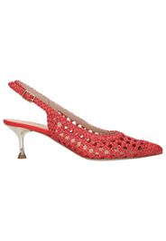 Slingpumps INTRECCIO Kalbsleder rot