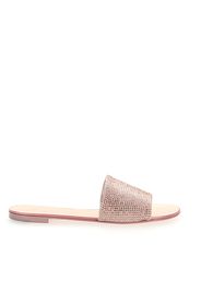 Sandalen ROLL 10 Veloursleder Strass rosé