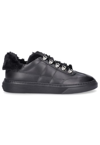 Sneaker low Metallisch schwarz