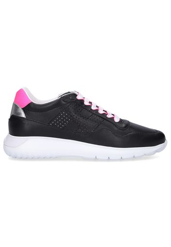 Sneaker low H371 INTERACTIVE 3 Kalbsleder Logo rosa schwarz