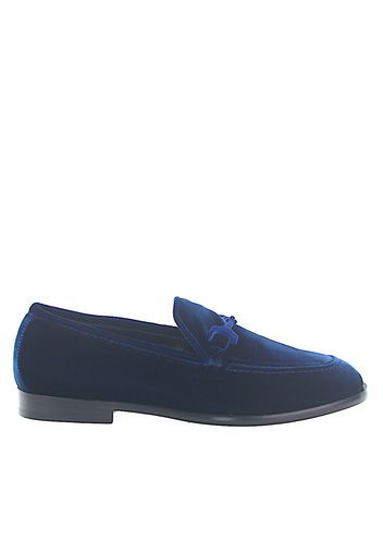 Loafer MARTI  Kalbsleder  Samt blau