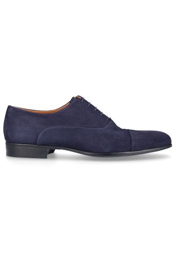 Businessschuhe Oxford 1220 Veloursleder dunkelblau