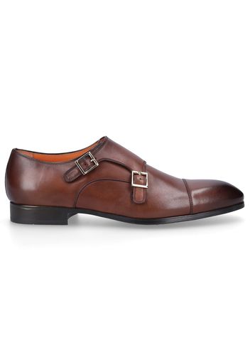 Monk Schuhe 14549 Kalbsleder braun