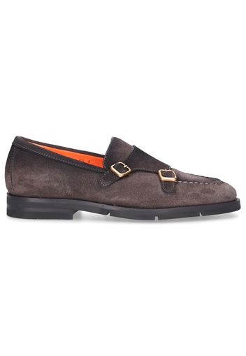 Monk Schuhe 18003 Veloursleder