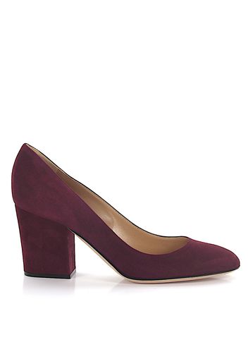 Pumps Kalbsleder  Veloursleder bordeaux