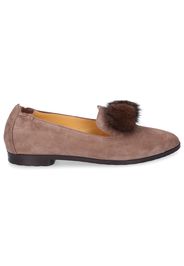 Loafer 8858 Veloursleder Bommel braun