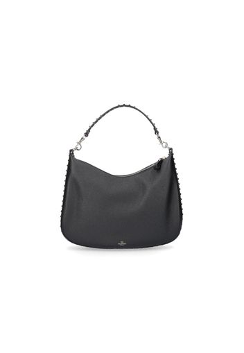 Schultertasche ROCKSTUD HOBO Kalbsleder