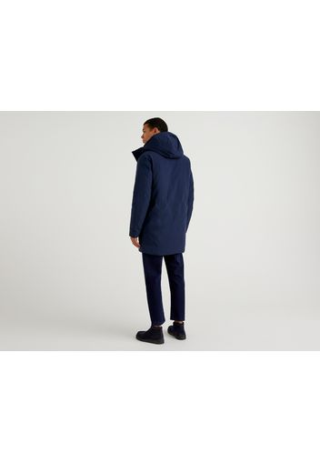 Benetton, Wattierter Parka &quot;rain Defender&quot;, taglia EL, Dunkelblau, Herren