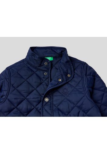 Benetton, Gesteppte Jacke &quot;rain Defender&quot;, taglia , Dunkelblau, Kinder