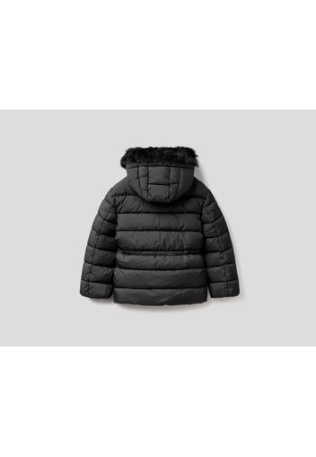 Benetton, Jacke &quot;rain Defender&quot; Mit Tunnelzug, taglia , Schwarz, Kinder