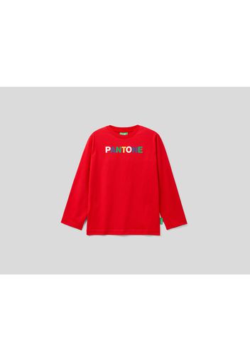 Benetton, Shirt In Rot Benettonxpantone™, taglia , Rot, Kinder