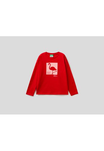 Benetton, Shirt In Rot Benettonxpantone™, taglia , Rot, Kinder