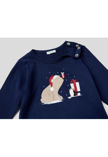 Benetton, Weihnachtliches Set, taglia , Bunt, Kinder