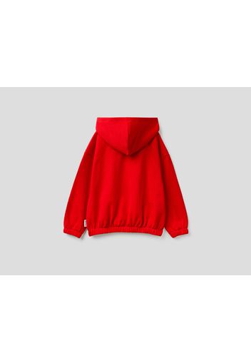 Benetton, Sweatshirt In Rot Mit Kapuze Benettonxpantone™, taglia , Rot, Kinder