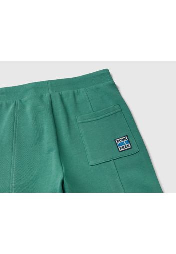 Benetton, Jogginghose Aus Sweatstoff Mit Tunnelzug, taglia 2XL, Dunkelgrün, male