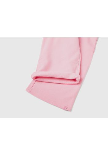 Benetton, Palazzohose Aus Sweatstoff, taglia 2XL, Pink, female